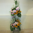 Condolences Floral Arrangement with 4 Hydrangeas, 10 Matthiola & 20 Gerberas