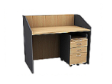 MATIX Carrel Desk - Beech