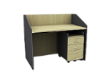 MATIX Carrel Desk - Natural Maple