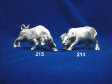 Pewter Figurines - Bull 214 215