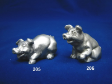 Pewter Figurines - Pig 205 206