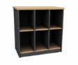 ASDEL Office Utility Low, Open-shelved Cabinet