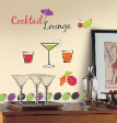 Martini Lounge Vinyl Wall Deco Sticker