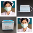 50pcs/box 3-ply Ear Loop Disposable Surgical Spa Face Mask