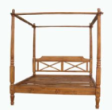 Horestco Teak Poster Bed - HRC304