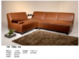 Horestco Iris leather sofa - HD 7326