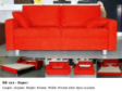 Horestco The Red Luscious Sofa Set - SB101