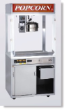 Newvos 20 oz. Diplomat Counter and 3' Floor Model Popper - Popcorn Machine