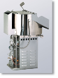Newvos 260 oz. Gas Giant Pedestal Popper - Popcorn Machine
