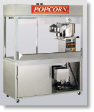 Newvos 60 oz. Enclosed President 5' Cabinet - Popcorn Machine