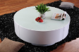 hen hin Geode Round Coffee Table With White Glass Top - H.G.White