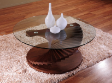 Hen Hin Geode Spiral Coffee Table - Dirty Oak