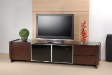 Hen Hin Amber 7002 TV Cabinet with Glass Door - Wenge