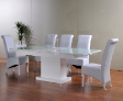 Hen Hin Geode 37 Extension Dining Table with Valentino Chairs - H.G.White