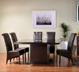 Hen Hin Mikasa 55 Dining Table with Valentino Chairs - Wenge