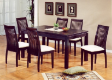 Hen Hin Padini 3' x 5' Dining Table with Roma Chairs - Wenge
