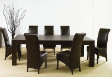 Hen Hin Valentino 48 Dining Table with Valentino Chairs - Wenge