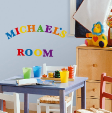 Colourful Alphabets Vinyl Wall Deco Sticker