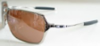 OAKLEY INMATE POLISHED CHROME WITH BLACK IRIDIUM LENS EYE-WEAR SUNGLASSES