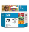 C9407A - HP Inkjet Cartridge C9407A (70) Black and Light Grey Printhead