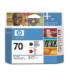 C9409A - HP Inkjet Cartridge C9409A (70) Matte Black and Red Printhead