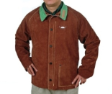 WELDAS STEERSOtuff Lava Brown Heat Resistant Leather Jacket with FR Cotton Back