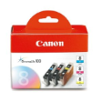 1086B002AA - Canon CLI-8 Cyan + Magenta + Yellow Ink Cartridge - CLI VALUE PACK