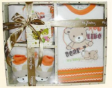 MASTER BABY Gift Set Orange Bear