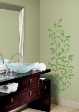 Leaf Scroll Vinyl Wall Deco Sticker