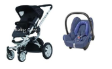 QUINNY Buzz 4 Stroller 2010 & Maxi Cosi : Cabrio ( Travel System )