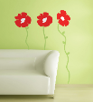 Poppies Vinyl Wall Deco Sticker