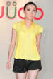 Baby Yellow Female Casual Shirt