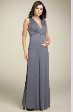 NEW Grey Jersey Maxi Cocktail Dress Size US 16 AU 20