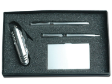 PEN SET 06 - P40 Roller Pen, P40 Ball Pen, Multifunction Knife, Name Card Case