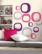 Modern Ovals Vinyl Wall Deco Sticker