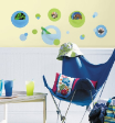 Blue and Green Vinyl Wall Deco Sticker