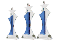 CRYSTAL GLASS TROPHY STAR