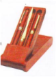 3 IN 1 WOODEN SET WITH LETTER OPENER & PEN