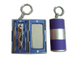 MINI MANICURE SET LEATHER WITH KEYHOLDER