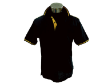 UNIFORMS POLO T-SHIRT (BLACK/YELLOW)