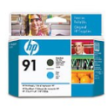 C9460A - HP Inkjet Cartridge C9460A (91) Matte Black/Cyan Printhead