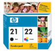 CC630AA - HP Inkjet Cartridge CC630AA (21/22) Combo Pack