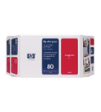 C4892A - HP Inkjet Cartridge C4892A (80) Magenta Value Pacl Printhead, Printhead Cleaner & Ink