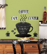 Coffee Cup Vinyl Wall Deco Sticker
