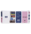 C4965A - HP Inkjet Cartridge C4965A (83) Light Magenta UV Printhead and Printhead Cleaner