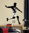 Soccer Player Vinyl Wall Deco Sticker