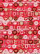 30 x Decorative Valentines Day Wrapping paper (WP985)