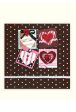 6 Pieces Handmade Square Greeting Card - MCS010