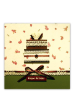 6 Pieces Handmade Square Birthday Greeting Card - MCS036