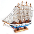 Wooden Ship Medium 5 - Figurine by S&J